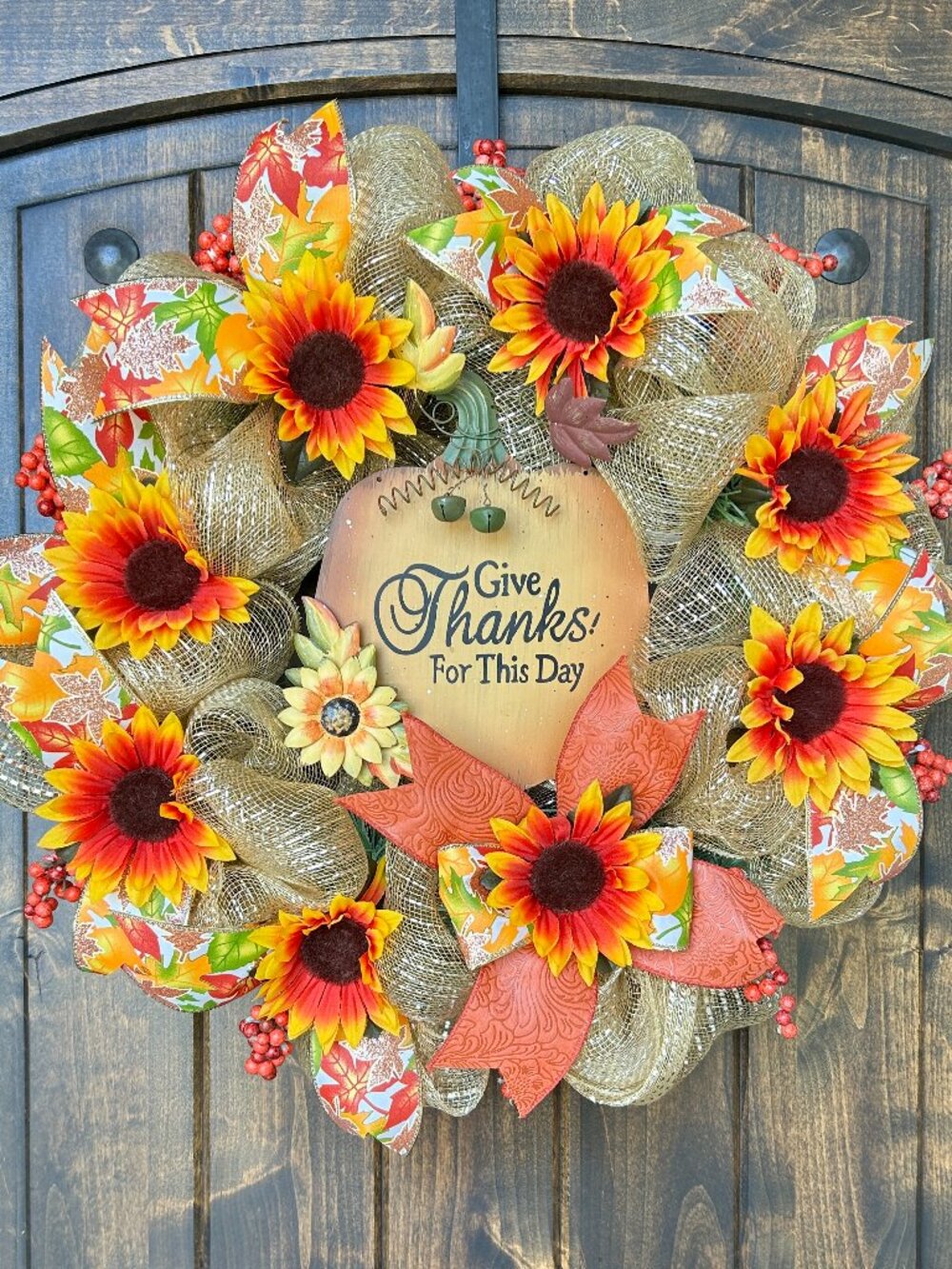 Fall Wreath, Sunflower Wreath